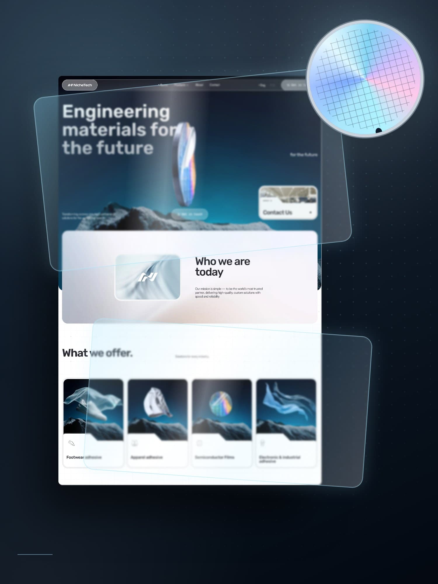 NicheTech product pages, full length