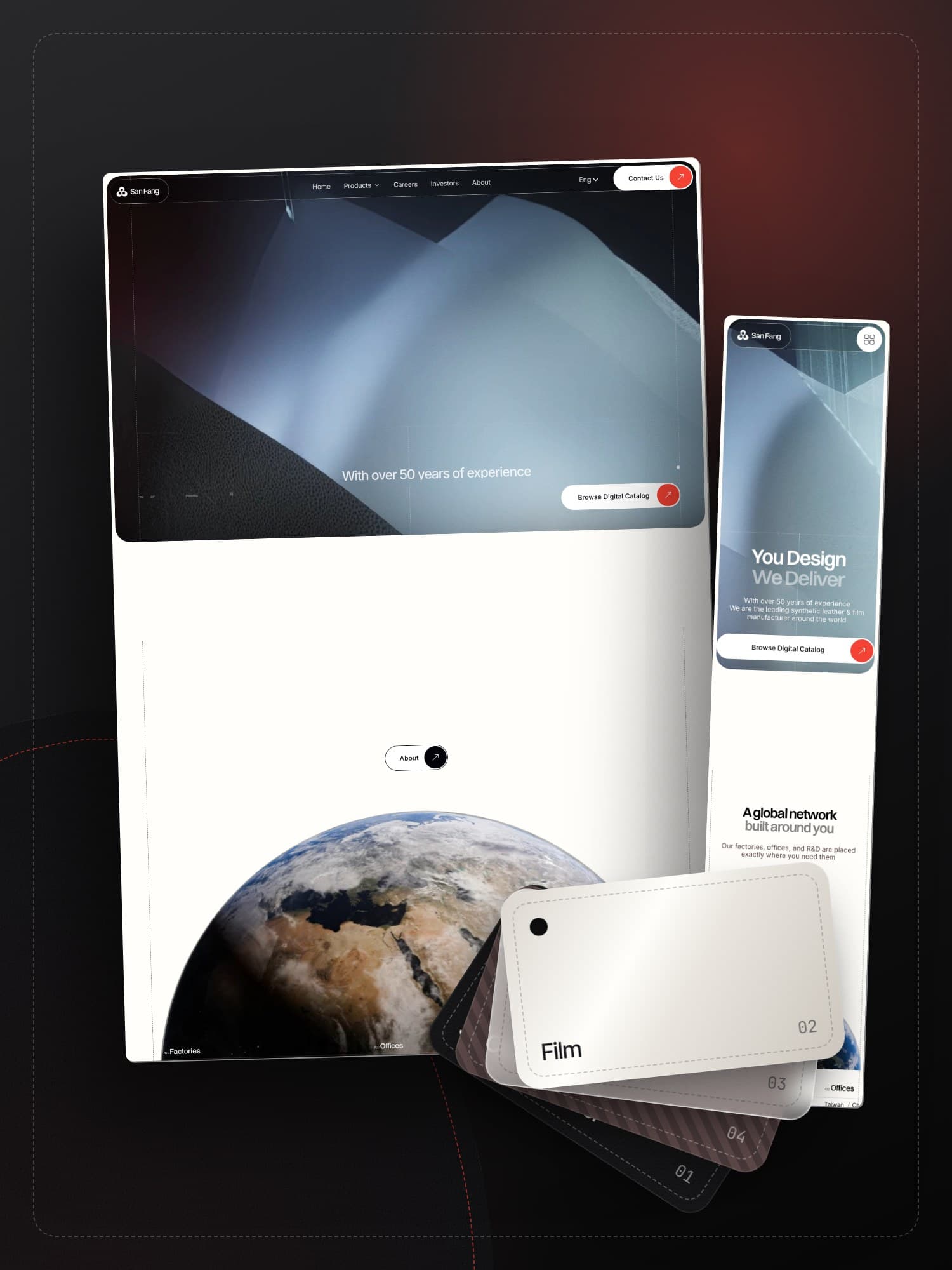SanFang product and investor pages, full length